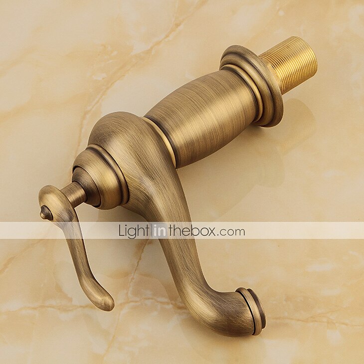 robinet de lavabo de salle de bain - robinets de bain monotrou classiques électroplaqués de 2025 ? $113.99 –P4