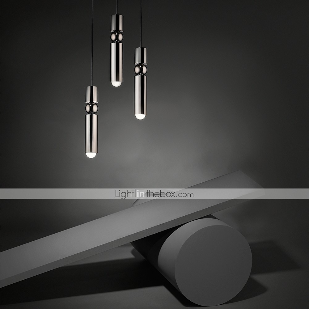 6 cm led pendellys øylys enkel design metallsylinder galvanisert moderne 220-240v 2025 - $107.99 –P4