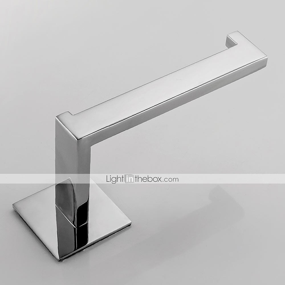 WC-Rollenhalter Neues Design / Selbstklebend / Kreativ Moderne / Modern Metal 1pc - Bad Wandmontage 2025 - $28.99 –P6