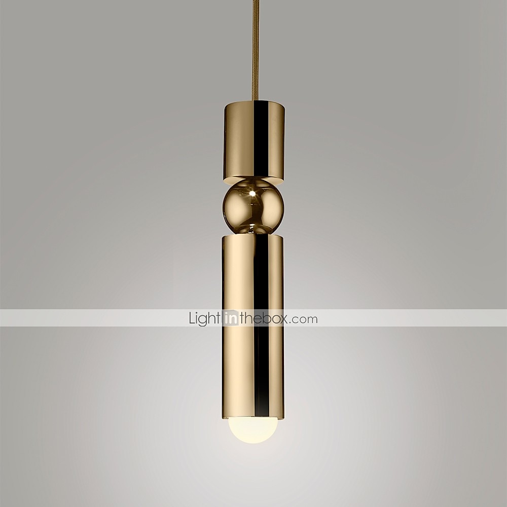 6 cm led pendellys øylys enkel design metallsylinder galvanisert moderne 220-240v 2025 - $107.99 –P5