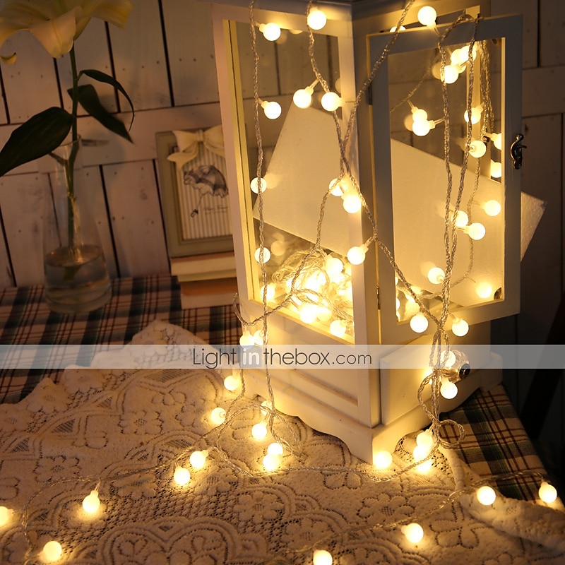 luci della stringa del led 3m-20led 6m-40led 10m-80led luci della sfera della lampadina del usb stringa di luce impermeabile matrimonio all'aperto vacanze di natale del 2025 a $7.99 –P15