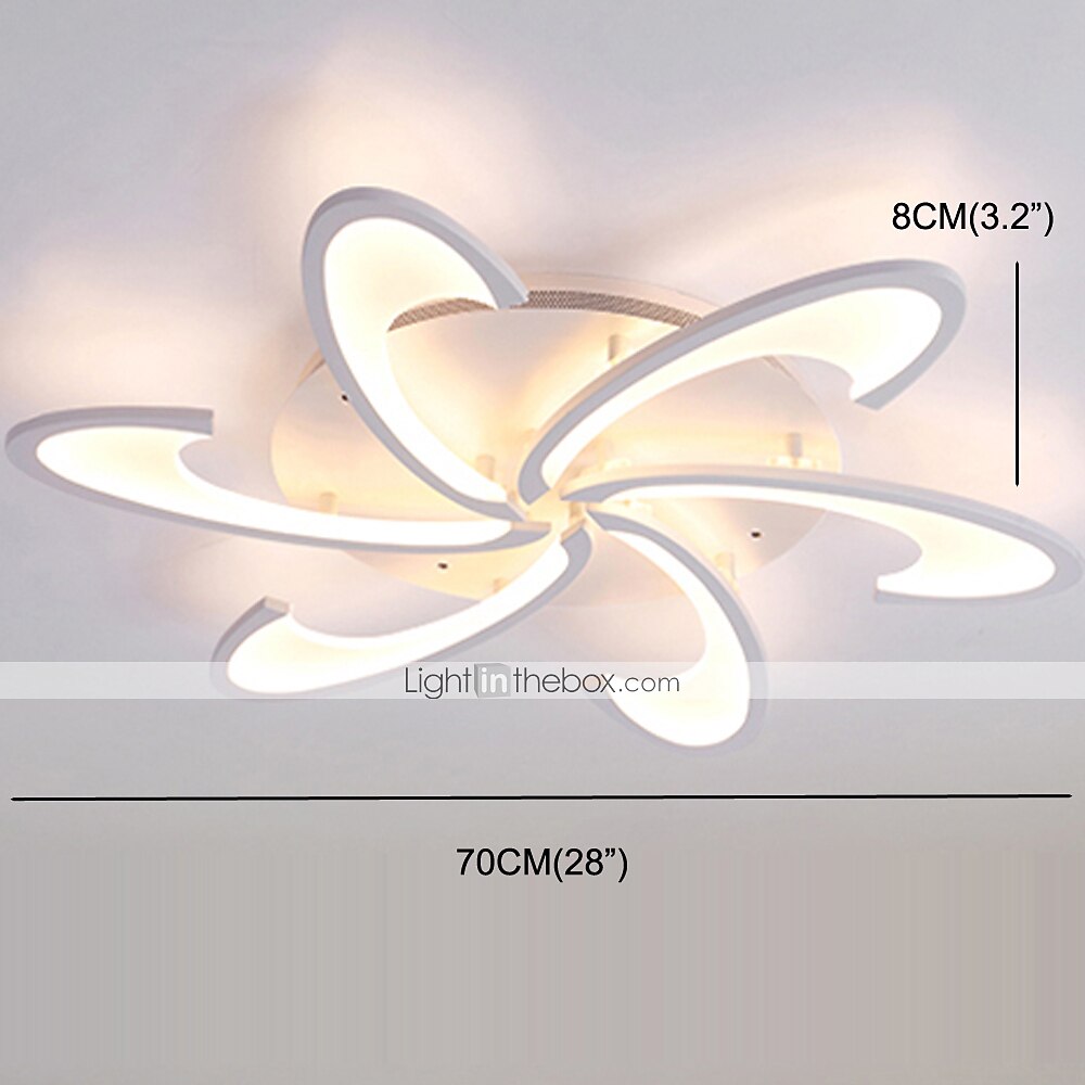 2025年 70cm　調光可能　フラッシュマウント　ライト　アルミニウム　幾何学的　ノベルティ　陽極酸化　LED　モダン　シンプル　220-240v　ライト　寝室　ベッドサイド　ランプ　暖かい　シンプル　雰囲気  コレクション – $169.99 –P1