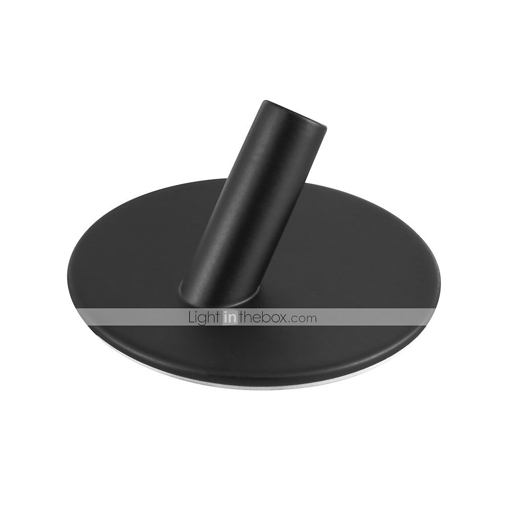 selvklebende runde kroker holdbare rustfritt stål veggmonterte vanntette kroker for bad børstet 4 stk 2025 - $20.99 –P4