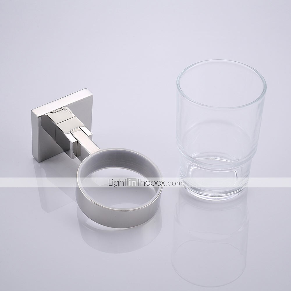 tannbørsteholder premium design / kreativ moderne / moderne rustfritt stål 1 stk - baderomsvegg montert 2025 - $36.99 –P4