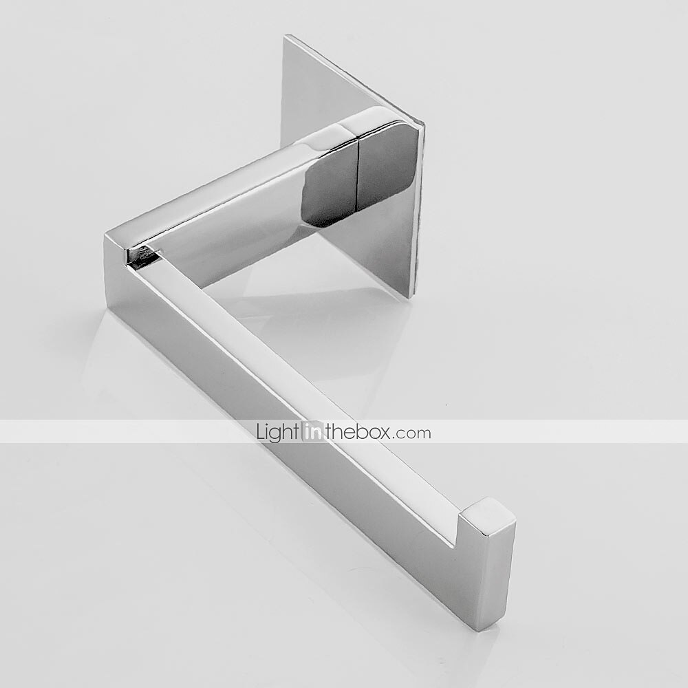 WC-Rollenhalter Neues Design / Selbstklebend / Kreativ Moderne / Modern Metal 1pc - Bad Wandmontage 2025 - $28.99 –P4