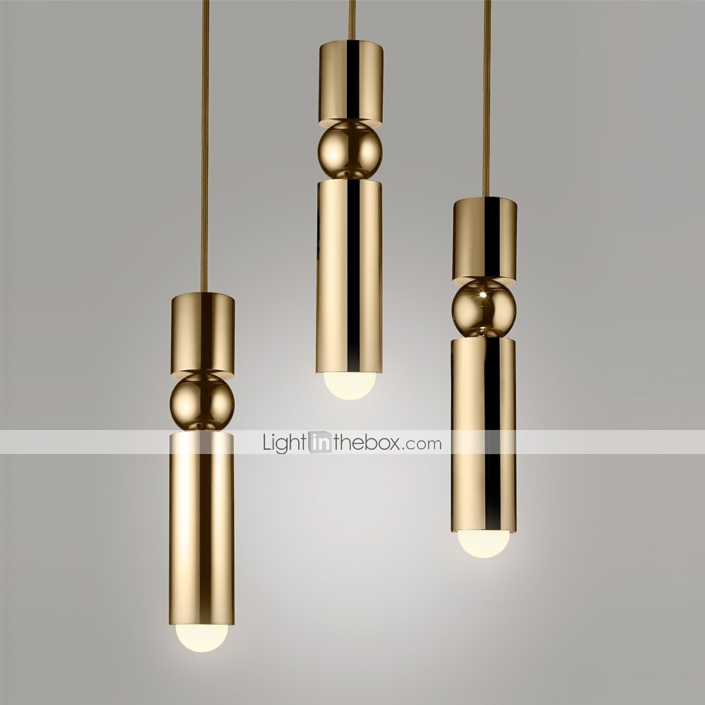 6 cm led pendellys øylys enkel design metallsylinder galvanisert moderne 220-240v 2025 - $107.99 –P7