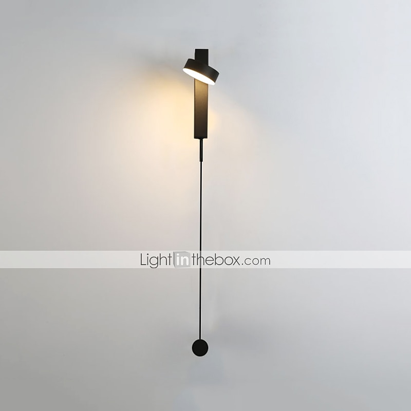 2025年 28cm回転する黒い壁llightled壁取り付け用燭台シンプルなスタイルの寝室/通路北欧スタイル110-120v220-240v  コレクション – $180.99 –P3