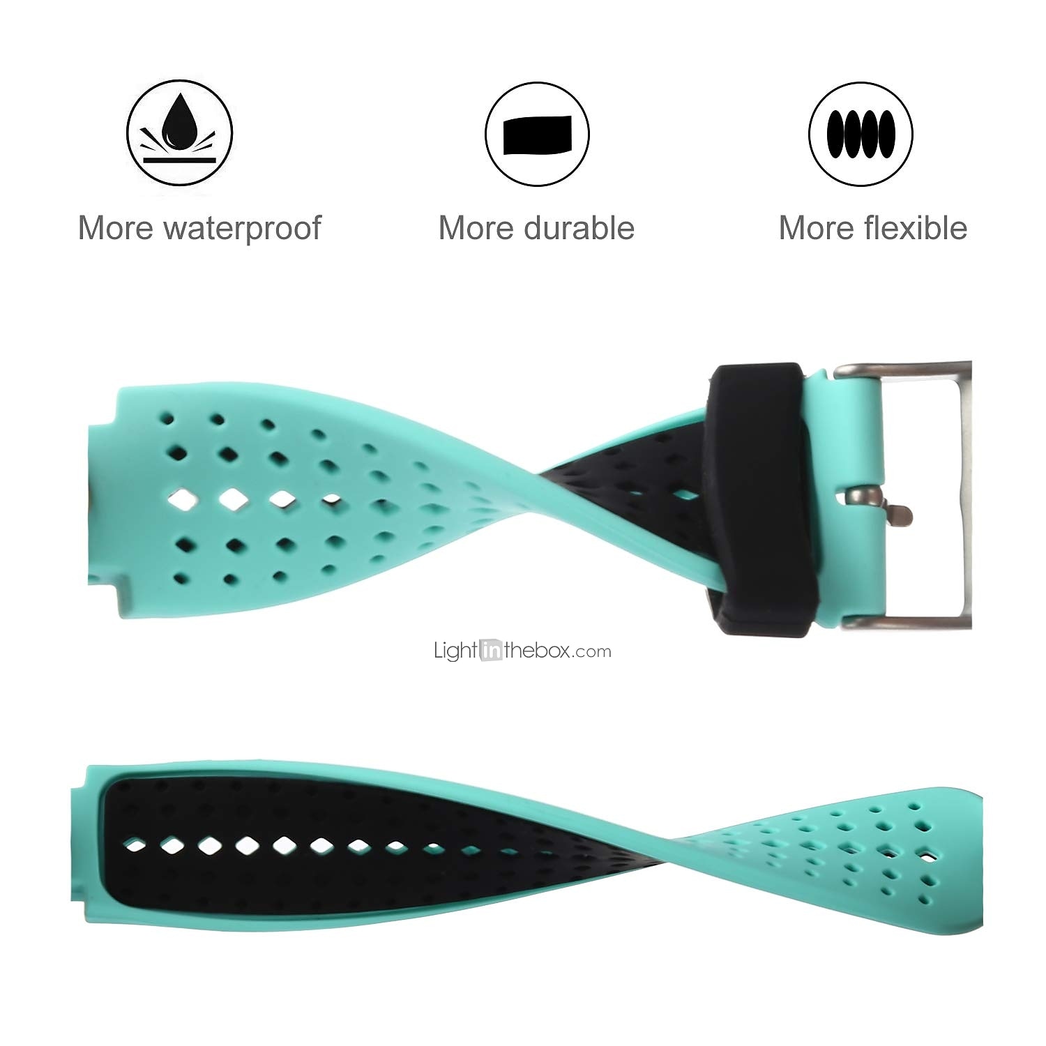 Watch Band for Garmin Forerunner 735XT / 630/620/235/230/220 Approach S20 / S6 / S5 Silicone Replacement  Strap with Removal Tool Breathable Sport Band Wristband 2025 - $11.99 –P3
