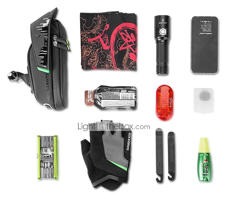 ROCKBROS 1/1.5 L Bolsa para Guardabarro Reflexivo Gran Capacidad Impermeable Bolsa para Bicicleta Tejido de forro Poliéster PU Bolsa para Bicicleta Bolsa de Ciclismo Bicicleta de Pista Bicicleta de 2025 - $21.99 -P18