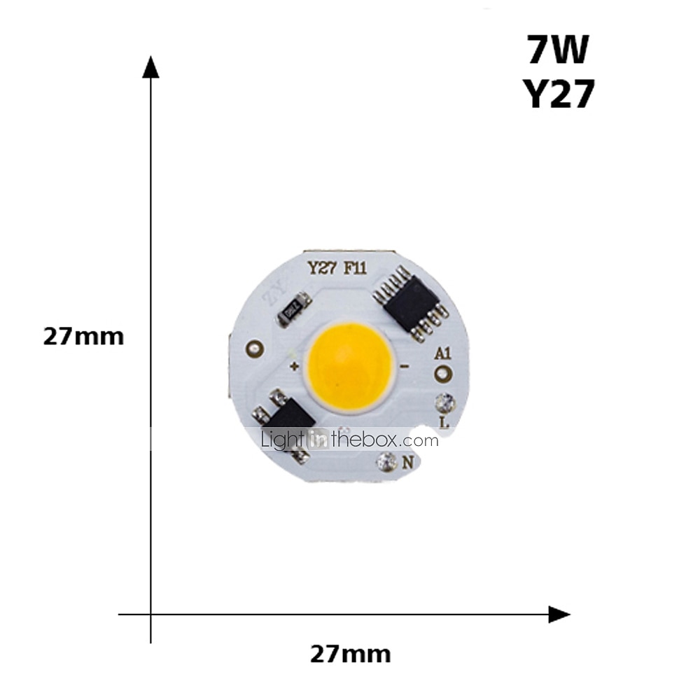 2025年 Led 3ワット5ワット7ワット9ワットcobチップランプ220ボルトスマートic不要ドライバled電球用洪水ライトスポットライトdiy照明コールドホワイトウォームホワイト  コレクション – $8.49 –P7