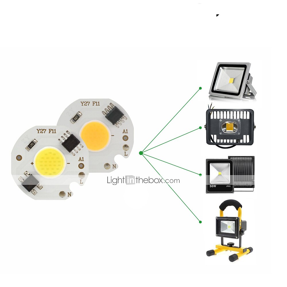 2025年 Led 3ワット5ワット7ワット9ワットcobチップランプ220ボルトスマートic不要ドライバled電球用洪水ライトスポットライトdiy照明コールドホワイトウォームホワイト  コレクション – $8.49 –P2