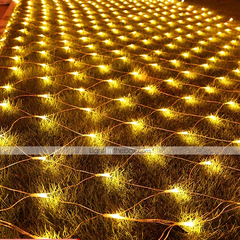 luci nette a led 3m x 2m 200 luci nette a led luci per tende luci rete da pesca bianco caldo bianco blu multicolore albero di natale festa di decorazione della casa viola blu bianco caldo multi del 2025 a $24.99 –P5