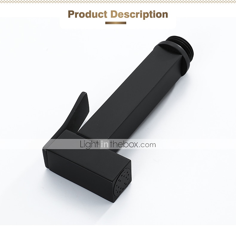 Copper Single Hole Bidet Black Toilet Handheld Bidet Sprayer Self-Cleaning Contemporary Cleaning Spray Gun Set 2026 - $106.99 –P6
