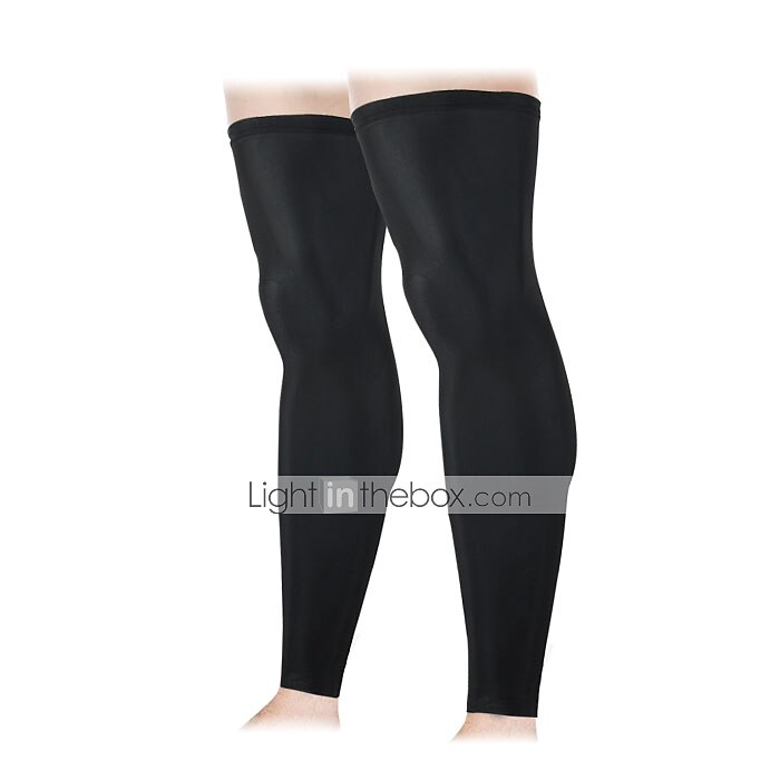 1 Par Arsuxeo Calentadores de la pierna / Polainas Color sólido Ligero Filtro Solar UPF 50 Bicicleta Negro Blanco Verde claro Poliéster Elastán Invierno para Hombre Mujer Adulto Bicicleta de Pista 2025 - $11.99 –P9