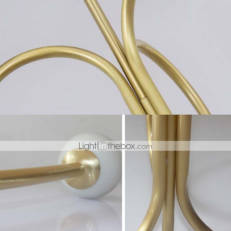 130 cm enkelt design lysekrone metall geometrisk industriell nyhet malt finish kunstnerisk 110-120v 220-240v 2025 - $461.89 –P4
