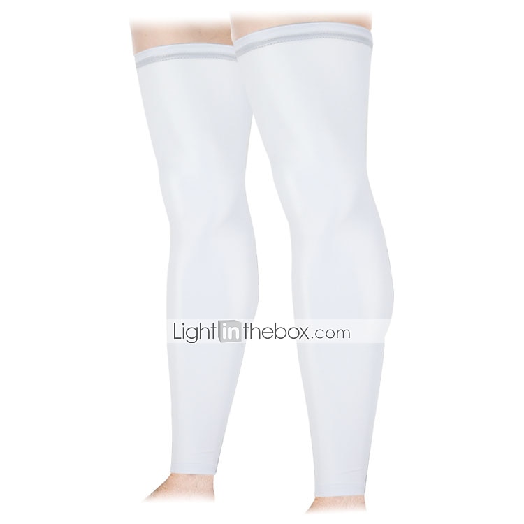 1 Par Arsuxeo Calentadores de la pierna / Polainas Color sólido Ligero Filtro Solar UPF 50 Bicicleta Negro Blanco Verde claro Poliéster Elastán Invierno para Hombre Mujer Adulto Bicicleta de Pista 2025 - $11.99 –P8
