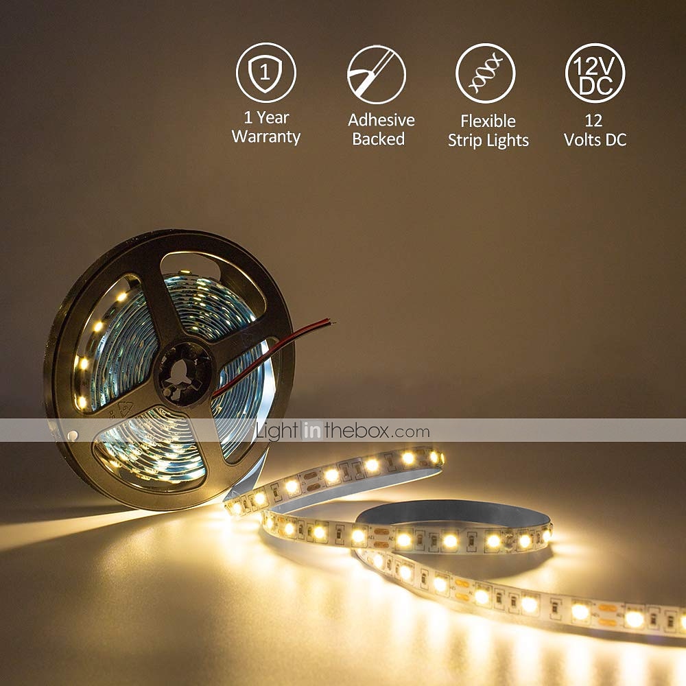 32.8ft 10m LED Light Strips Flexible Tiktok Lights Not-Waterproof 600 Units SMD 5050 10mm LEDs DC12V for Holiday Home Party Indoor Decoration 2025 - $18.99 –P2