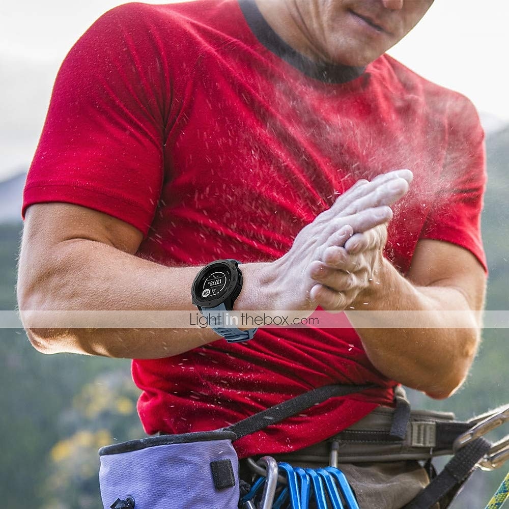 Ver Banda para Garmin Instinct Crossover / Tide / Esports / Solar / Tactical, Instinct 2 Tactical / Surf / Solar, Instinct Silicona Reemplazo Correa Ajuste rápido 22 mm Elástico Transpirable Correa 2025 - $14.99 –P2