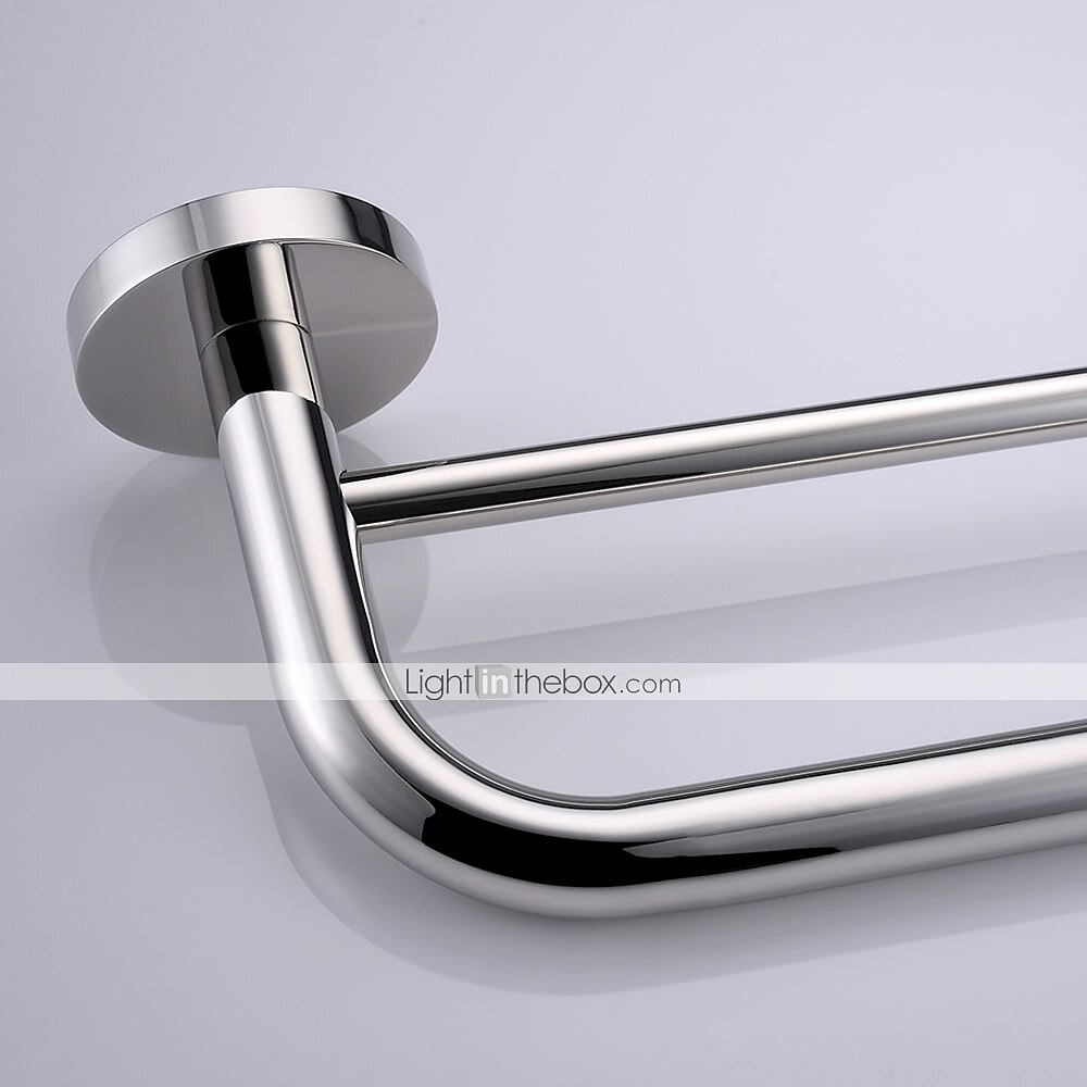 badkamer hardware accessoire handdoek ring/toiletrolhouder/mantel haak/zeepschaal en handdoek houder roestvrij staal wandmontage zilver 2025 - $33.99 –P2