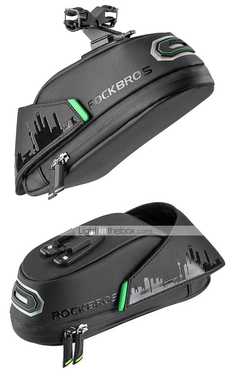 ROCKBROS 1/1.5 L Bolsa para Guardabarro Reflexivo Gran Capacidad Impermeable Bolsa para Bicicleta Tejido de forro Poliéster PU Bolsa para Bicicleta Bolsa de Ciclismo Bicicleta de Pista Bicicleta de 2025 - $21.99 -P14