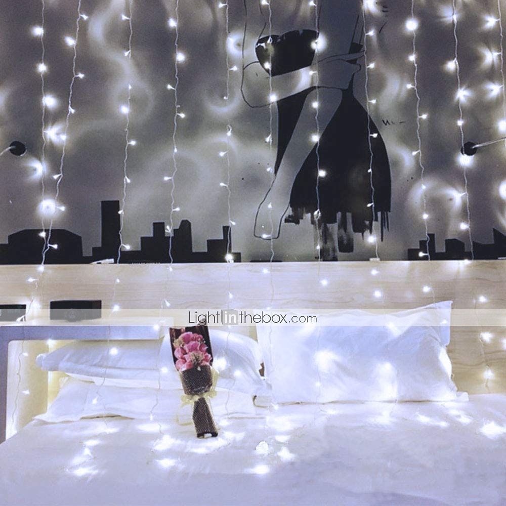 3M أضواء سلسلة 300 المصابيح تراجع LED 1PC أبيض دافئ أبيض أزرق ضد الماء حزب ديكور 220-240 V / قابلة للربط / IP44 2025 - $25.99 –P7