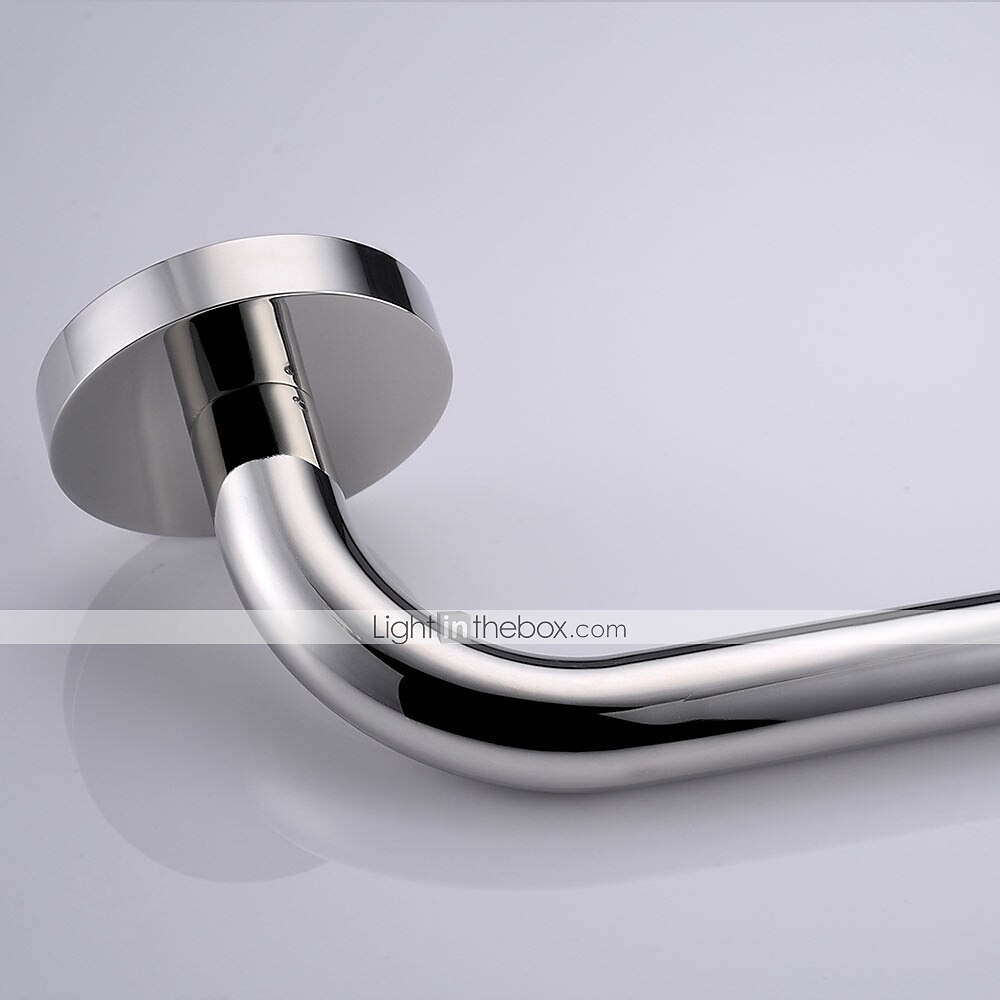 badkamer hardware accessoire handdoek ring/toiletrolhouder/mantel haak/zeepschaal en handdoek houder roestvrij staal wandmontage zilver 2025 - $33.99 –P4