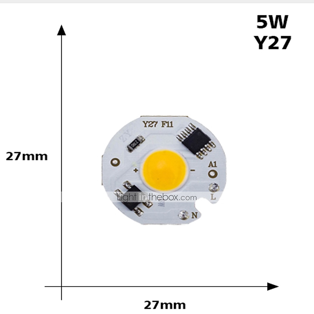 2025年 Led 3ワット5ワット7ワット9ワットcobチップランプ220ボルトスマートic不要ドライバled電球用洪水ライトスポットライトdiy照明コールドホワイトウォームホワイト  コレクション – $8.49 –P6