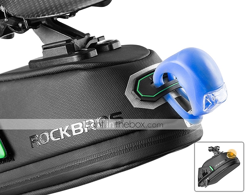 ROCKBROS 1/1.5 L Bolsa para Guardabarro Reflexivo Gran Capacidad Impermeable Bolsa para Bicicleta Tejido de forro Poliéster PU Bolsa para Bicicleta Bolsa de Ciclismo Bicicleta de Pista Bicicleta de 2025 - $21.99 -P10
