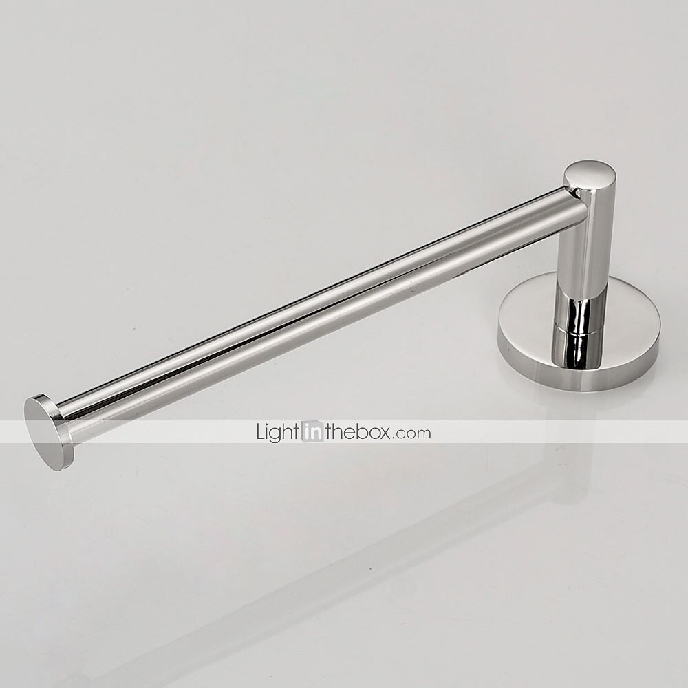 badkamer hardware accessoire handdoek ring/toiletrolhouder/mantel haak/zeepschaal en handdoek houder roestvrij staal wandmontage zilver 2025 - $33.99 –P18