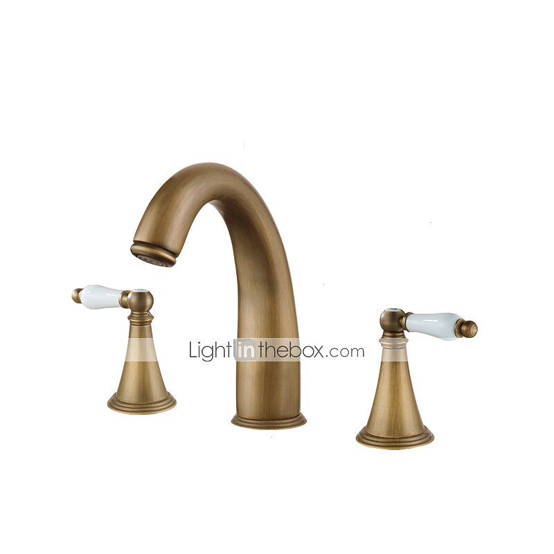 rubinetto lavabo bagno - diffuso elettroplaccato diffuso due maniglie tre fori rubinetti per vasca del 2025 a $137.99 –P2