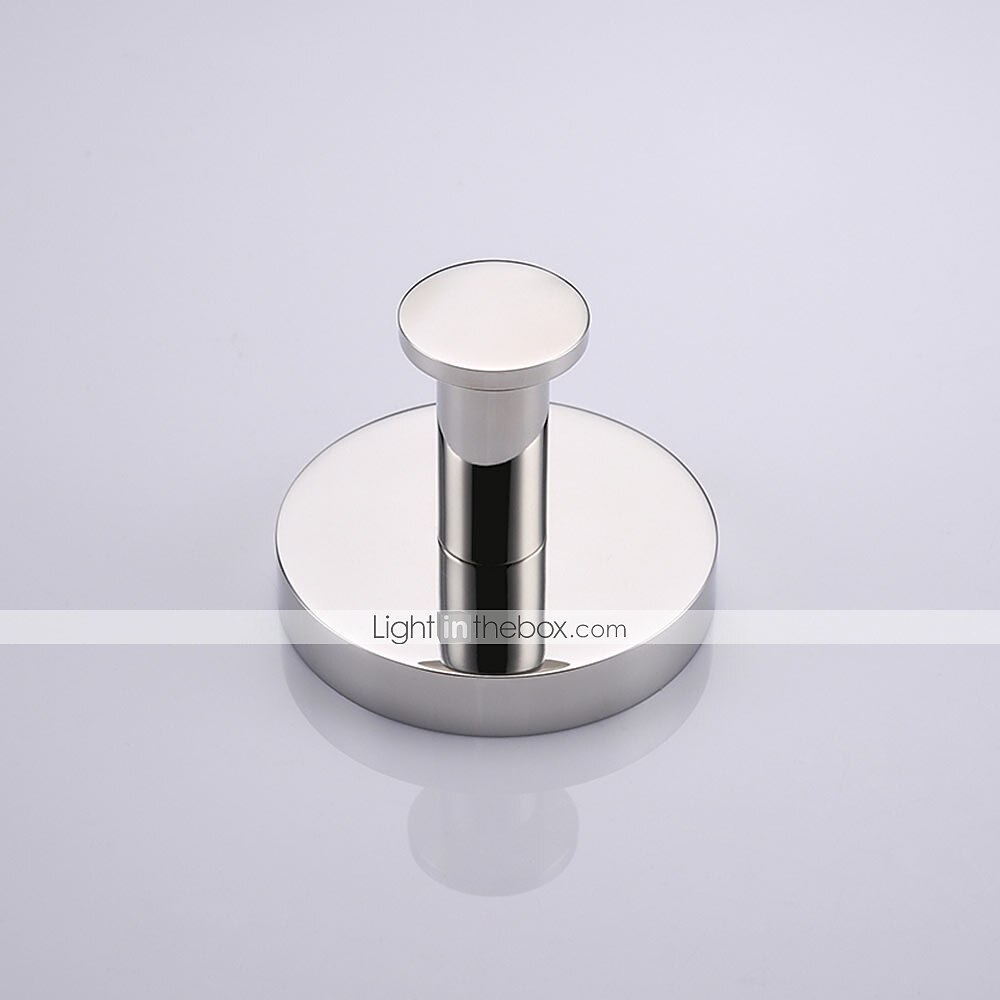 badkamer hardware accessoire handdoek ring/toiletrolhouder/mantel haak/zeepschaal en handdoek houder roestvrij staal wandmontage zilver 2025 - $33.99 –P19