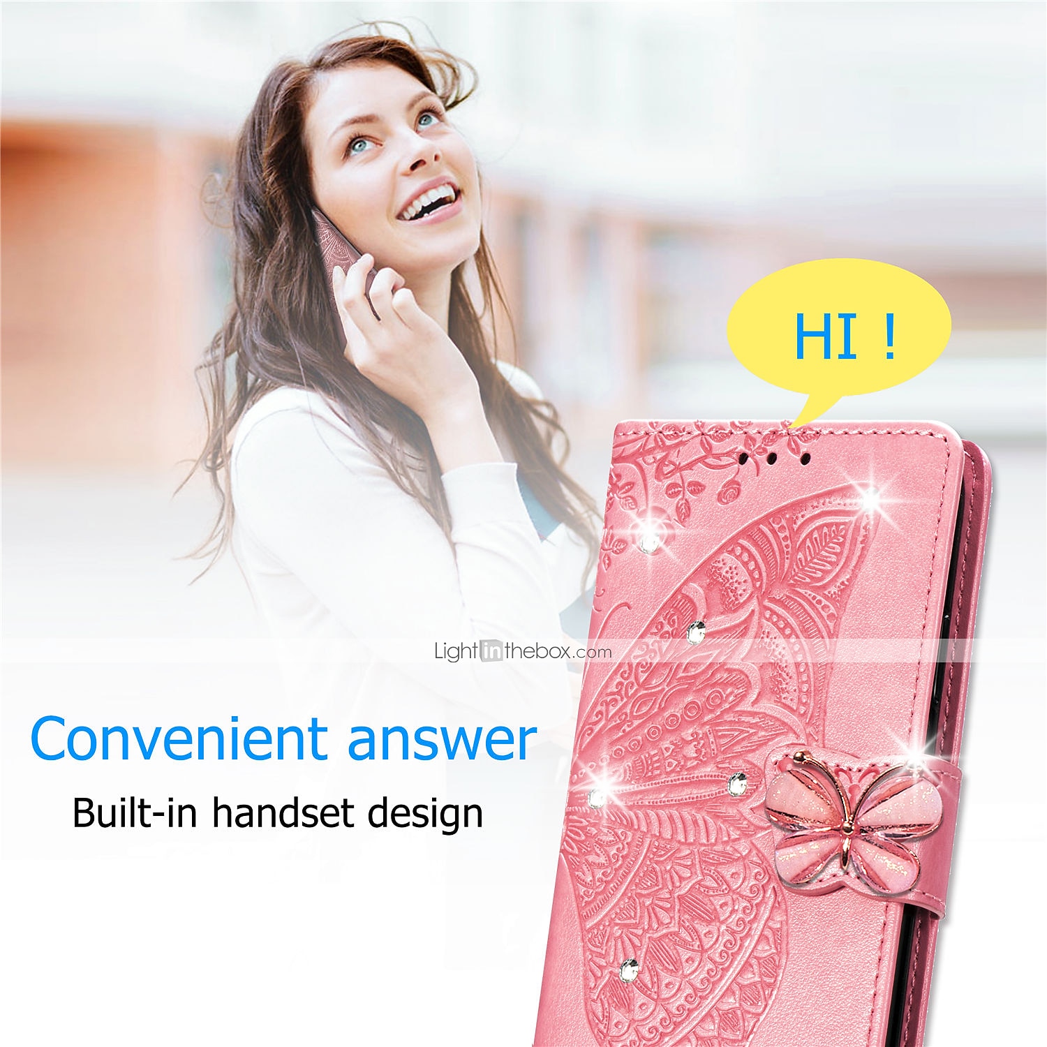 телефон Кейс для Назначение SSamsung Galaxy S24 S23 S22 S21 FE S21 Ультра Плюс A34 A54 A72 A32 A52 Кошелек для карт Стразы Слоты для держателей карт Магнитный флип Бабочка Кожа PU 2025 - $15.99 –P5