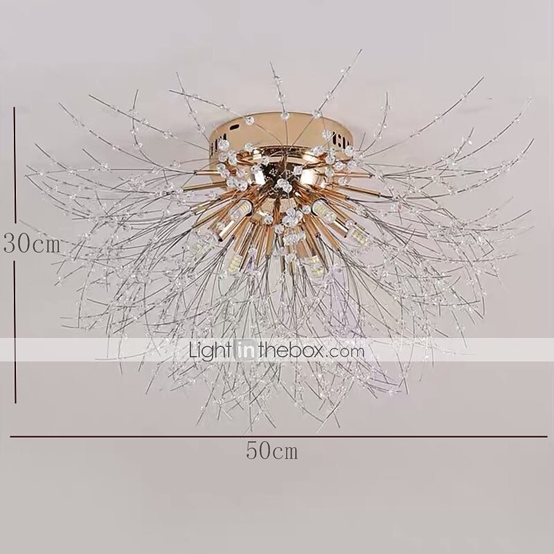 50 cm lampada a sospensione led lanterna design da incasso luci metallo ottone tradizionale / classico fuochi d'artificio 220-240v del 2025 a $230.39 –P8