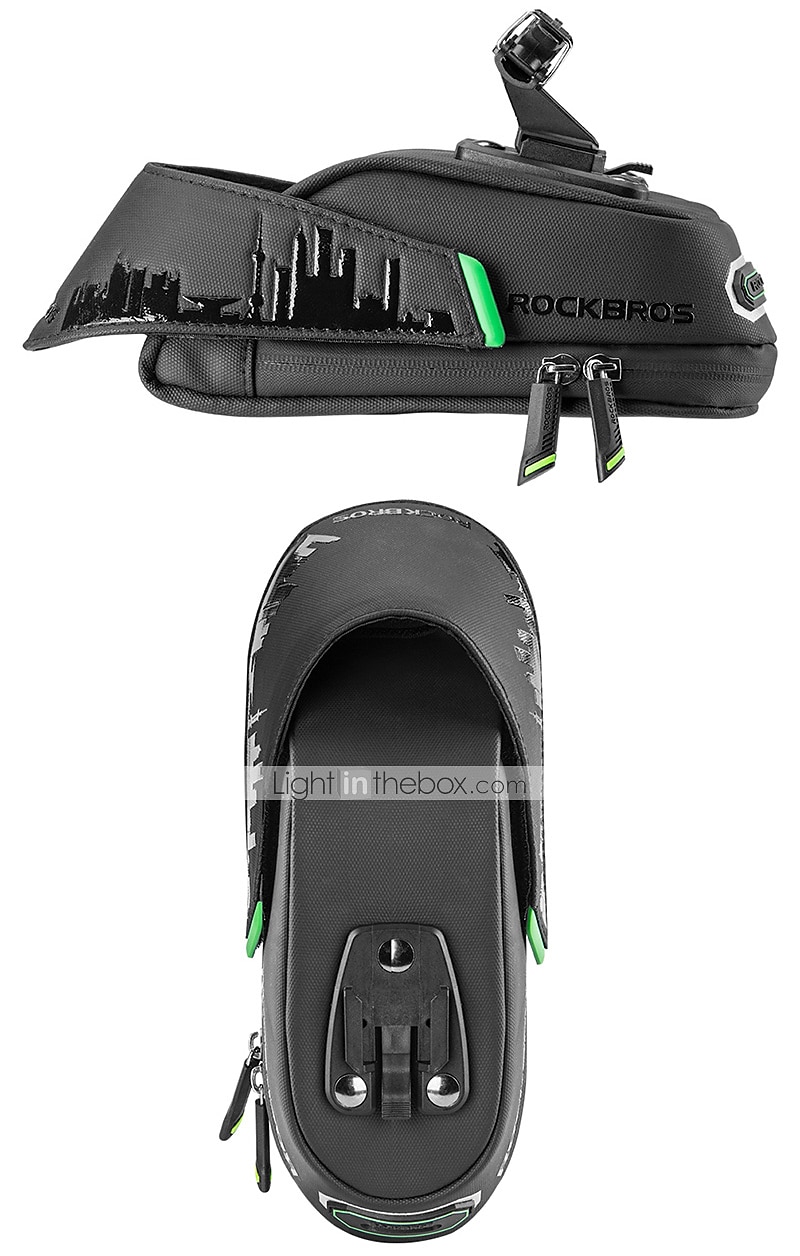 ROCKBROS 1/1.5 L Bolsa para Guardabarro Reflexivo Gran Capacidad Impermeable Bolsa para Bicicleta Tejido de forro Poliéster PU Bolsa para Bicicleta Bolsa de Ciclismo Bicicleta de Pista Bicicleta de 2025 - $21.99 -P16