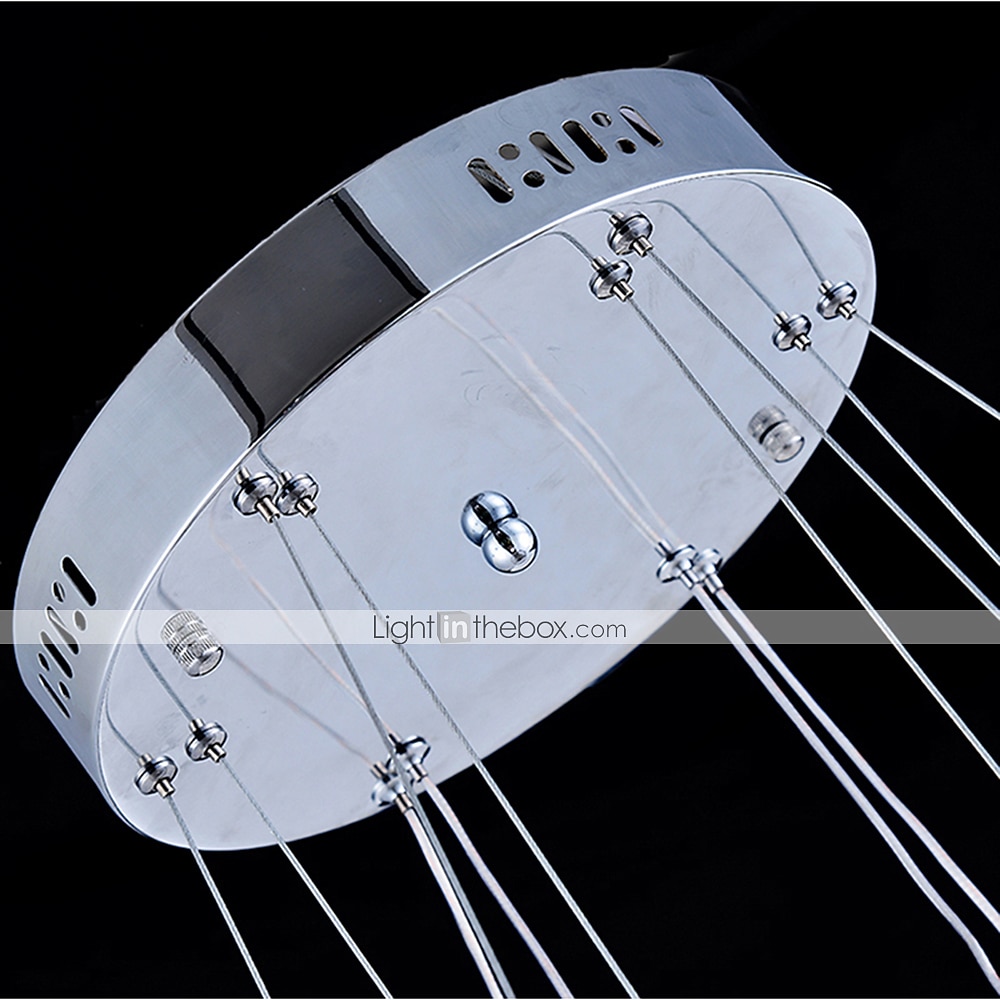 3 anneaux led lustre en cristal luminaires suspendus luminaires suspendus éclairage colgante lampe lustre moderne 110-120v 220-240v de 2025 ? $419.99 –P3