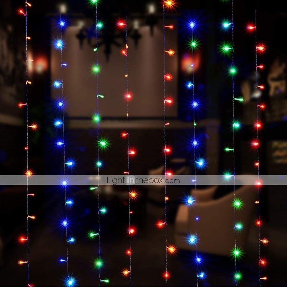 3M أضواء سلسلة 300 المصابيح تراجع LED 1PC أبيض دافئ أبيض أزرق ضد الماء حزب ديكور 220-240 V / قابلة للربط / IP44 2025 - $25.99 –P11