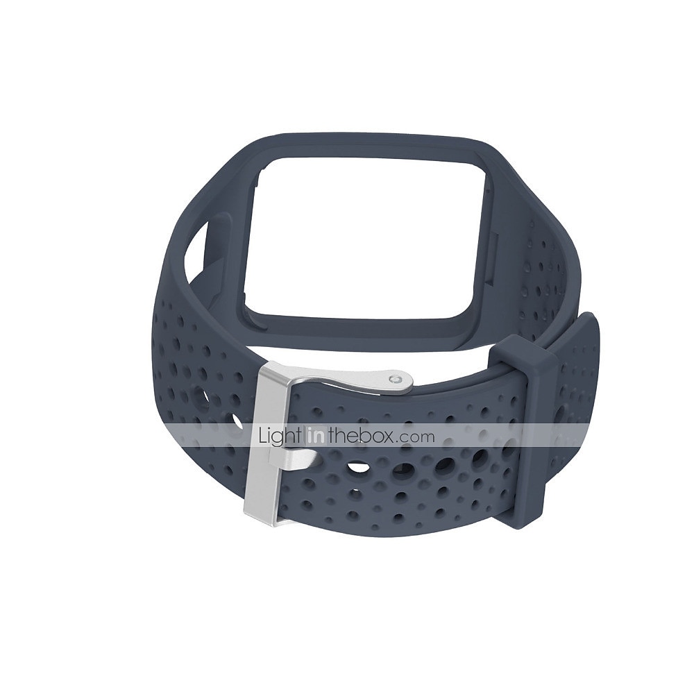 1 pcs Correa de Smartwatch para TomTom TomTom Multi-Sport GPS+HRM Silicona Reloj inteligente Correa Suave Transpirable Correa Deportiva Hebilla Clásica Reemplazo Pulsera 2025 - $15.99 –P11
