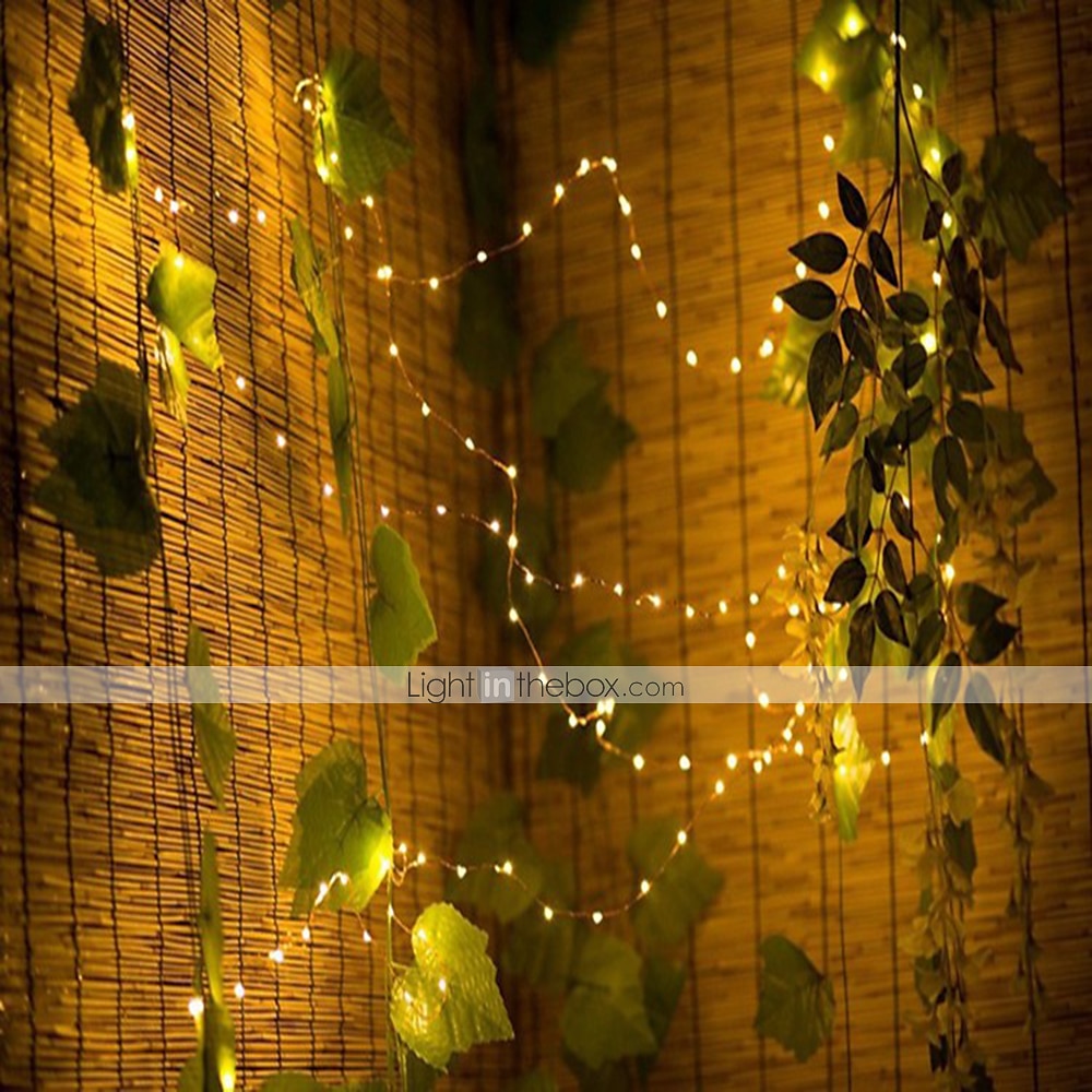 Guirlande lumineuse 50m 500 leds 1pc blanc chaud rvb blanc étanche fête décorative 12 v de 2025 ? $56.99 –P11