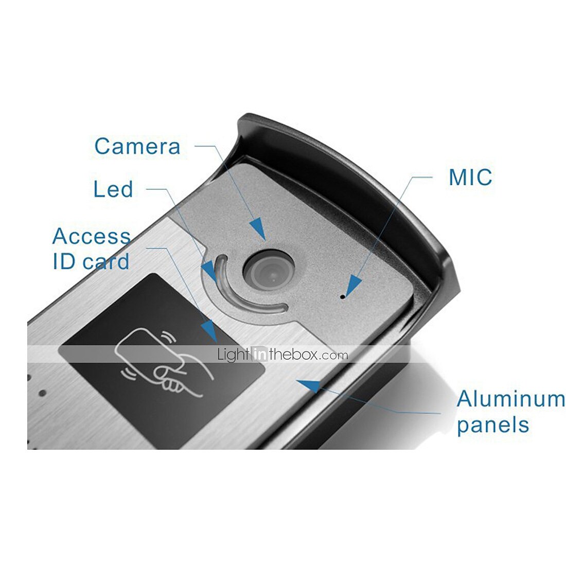 Wired 7 Inch Hands-free 800*480 Pixel One To Two Video Doorphone 2025 - $238.39 –P5