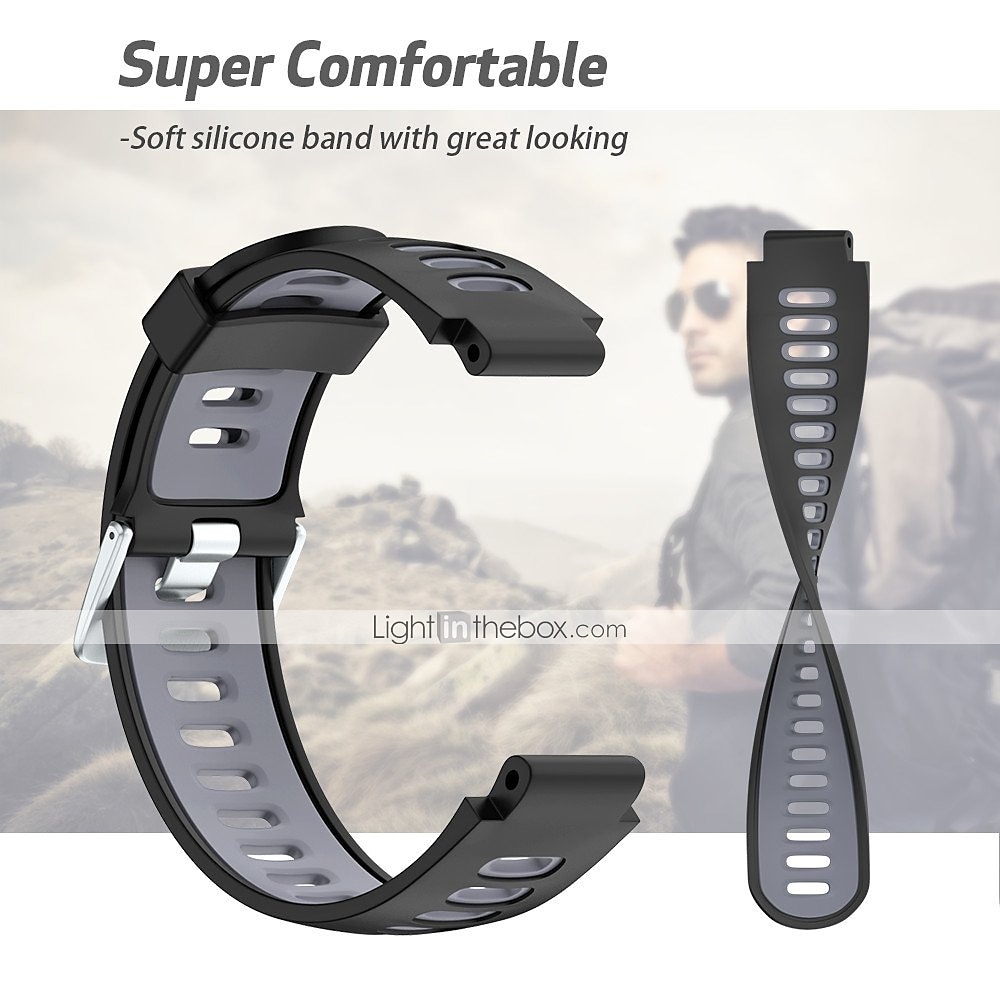 Watch Band for Garmin Forerunner 735XT / 630/620/235/230/220 Approach S20 / S6 / S5 Silicone Replacement  Strap Breathable Sport Band Wristband 2025 - $16.99 –P5