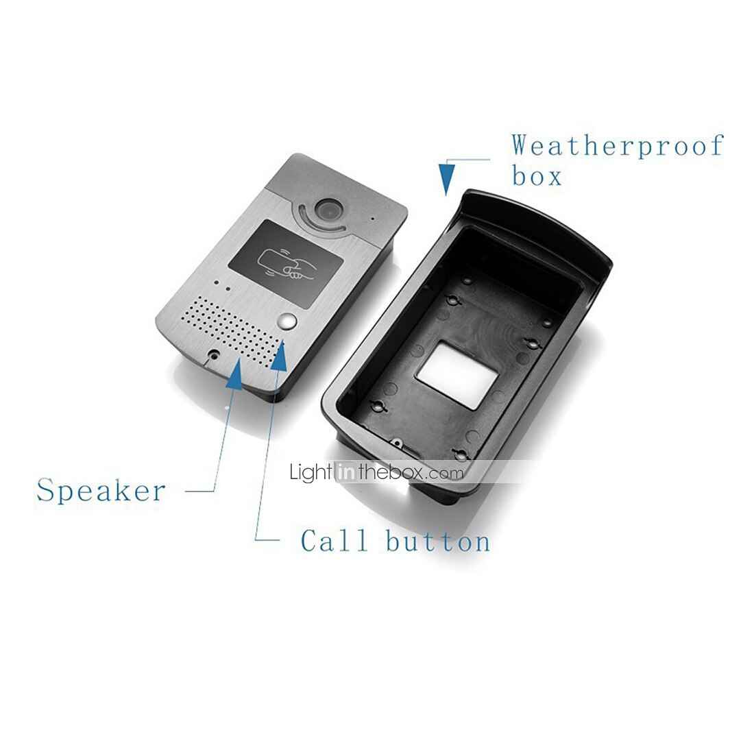 WIFI / Wired &amp; Wireless Recording 7 inch Hands-free One to One video doorphone 2025 - $639.99 –P10