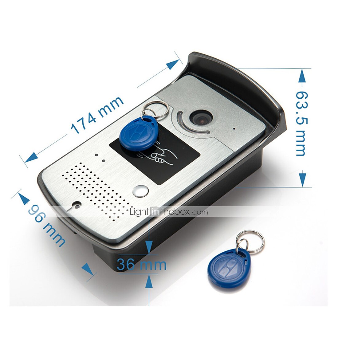Wired 7 Inch Hands-free 800*480 Pixel One To Two Video Doorphone 2025 - $238.39 –P7