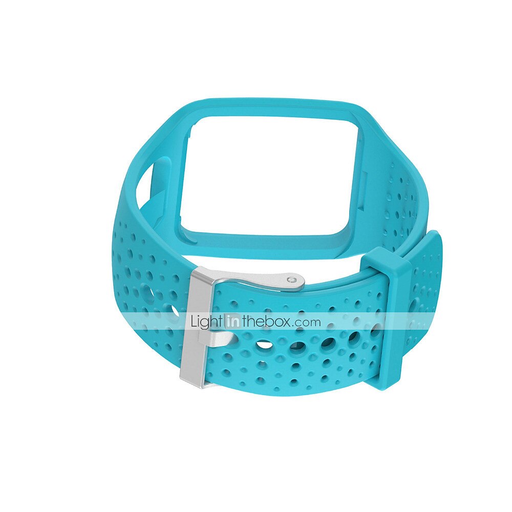 1 pcs Correa de Smartwatch para TomTom TomTom Multi-Sport GPS+HRM Silicona Reloj inteligente Correa Suave Transpirable Correa Deportiva Hebilla Clásica Reemplazo Pulsera 2025 - $15.99 –P9