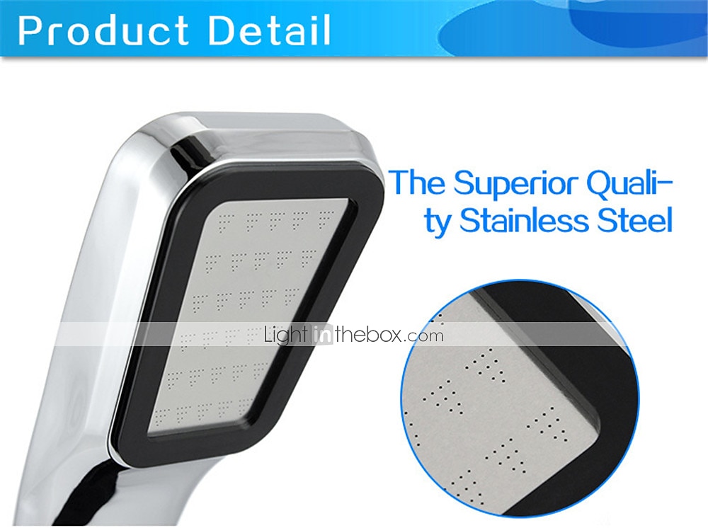 Classic Rain Shower Electroplated 300 Hole Water Saving Sprinkler Shower Head 2025 - $6.49 –P3