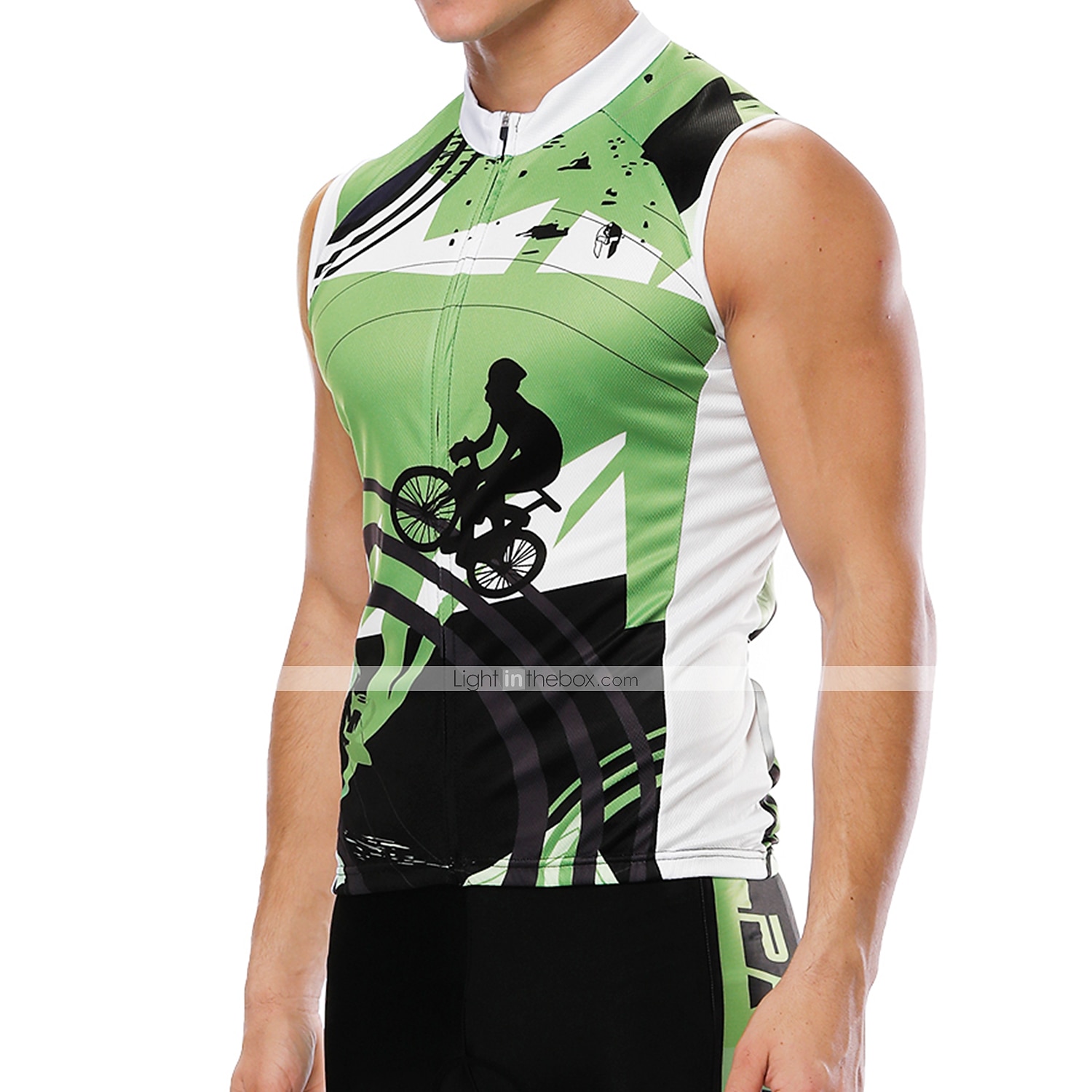 ILPALADINO Hombre Maillot de Ciclismo Sin Mangas Bicicleta Maillot Camiseta con 3 bolsillos traseros Resistente a los rayos UV Transpirable Bandas Reflectantes Compresión Amarillo Rojo Azul Piscina 2025 - $27.99 –P2