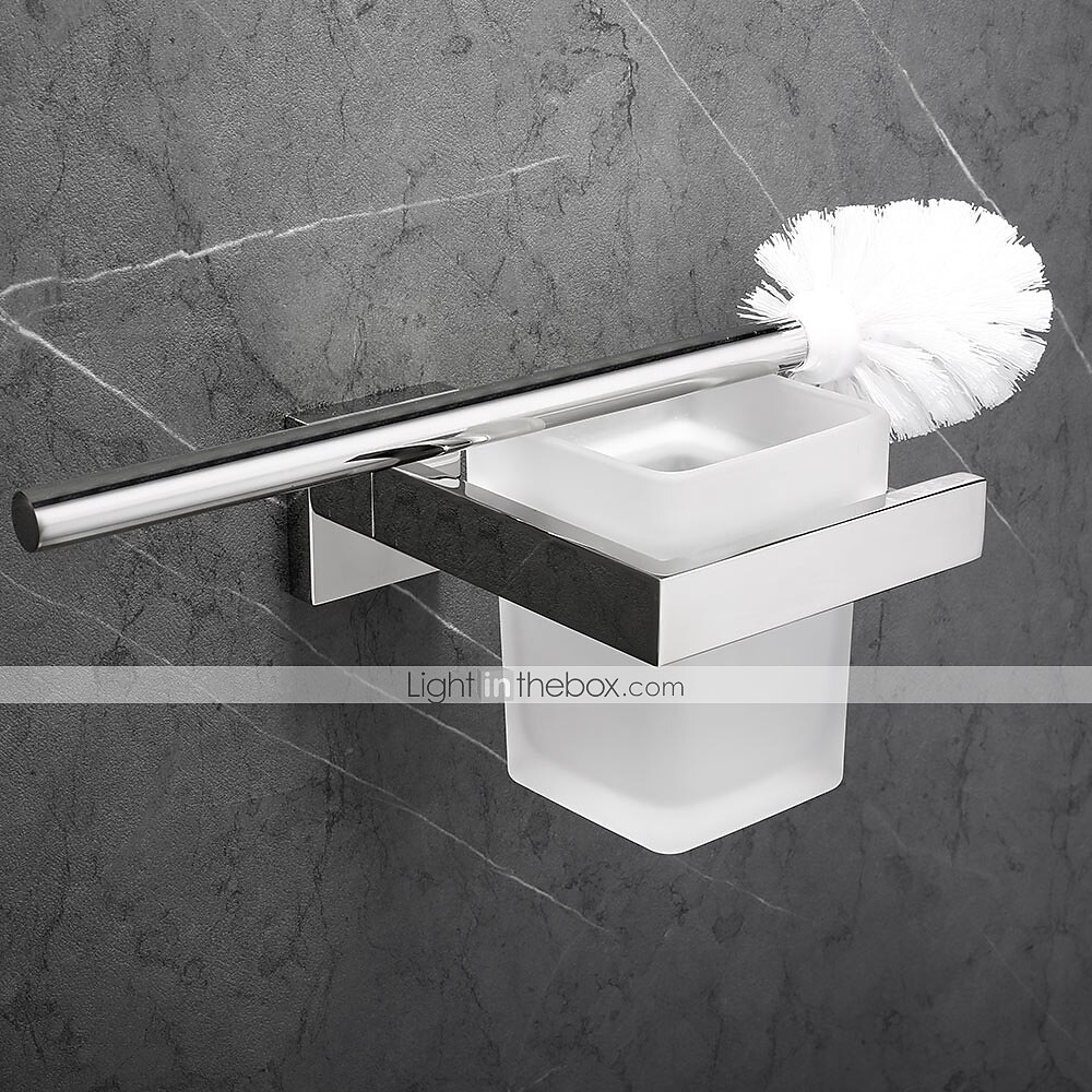 Tilbehørssett til badeværelset / Toalettrullholder / Krok Nytt Design / Kreativ Moderne Rustfritt Stål + A-klasse ABS / Rustfritt Stål / Metall 4stk - Baderom Vægmonteret 2025 - $151.99 –P1