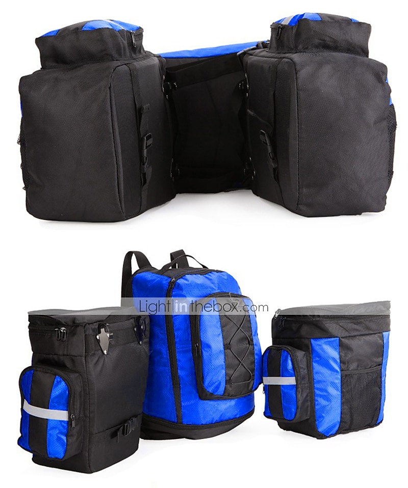 70 L Waterproof Bike Panniers Bag Rain Cover 3 In 1 Rain Waterproof Cycling Bike Bag 1680D Polyester Bicycle Bag Cycle Bag 2025 - $78.99 –P8