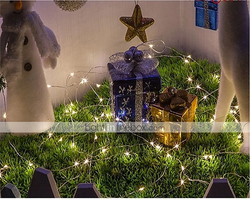 elegante festa di ricevimento di nozze 2 pezzi/set 3m 30led luci a stringa batteria scatola filo di rame ghirlanda lampada esterna impermeabile illuminazione fata per natale festa di nozze decorazione del 2025 a $8.99 –P8
