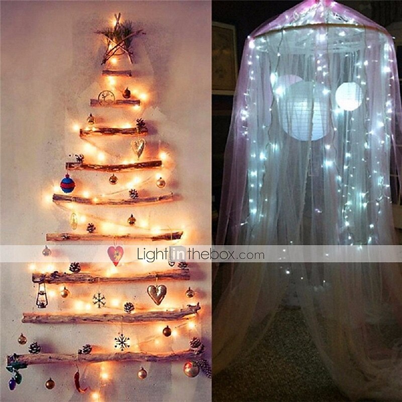 elegante festa di ricevimento di nozze 2 pezzi/set 3m 30led luci a stringa batteria scatola filo di rame ghirlanda lampada esterna impermeabile illuminazione fata per natale festa di nozze decorazione del 2025 a $8.99 –P10