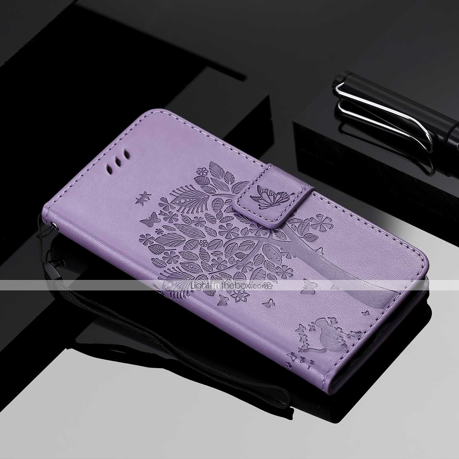 téléphone Coque Pour Motorola Moto E4 Plus Portefeuille Clapet Portefeuille Porte Carte Arbre Fleur Dur faux cuir de 2025 ? $12.99 –P5
